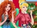 Lojë Princess duke pritur për Santa  në internet
