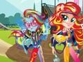 Lojë Vajzat nga Equestria. Lojëra miqësie: Motocross në internet Lojë Vajzat nga Equestria. Lojëra miqësie: Motocross në internet