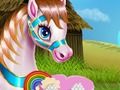 Lojë Tortë me ylber për pony  në internet