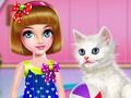 Lojë Kitty: kujdes dhe prerje flokësh  në internet