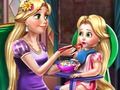 Lojë Rapunzel: duke ushqyer fëmijën  në internet