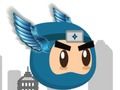 Lojë Flappy Superhero Dunk në internet