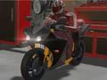 Lojë Moto Racer i trafikut të biçikletave në autostradë  në internet