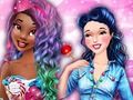 Lojë Festa e embel me princeshat  në internet