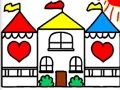 Lojë Kthehu tek Libri i Ngjyrosjes së Shkollës DOLLHOUSE  në internet