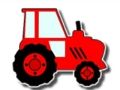 Lojë Traktor për ngjyrosjen e fëmijëve të thjeshtë  në internet