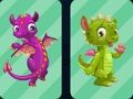 Lojë Kujtesa e përrallave Dragons  në internet