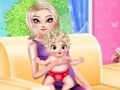 Lojë Princesha Elsa Baby Lindur  në internet