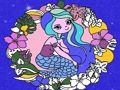 Lojë Libër Ngjyrosje Mermaid Shkëlqim  në internet