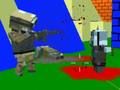 Lojë Qitje Zombie Blocky Gun Warfare  në internet