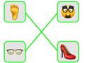 Lojë Enigmë e ndeshjes emoji në internet