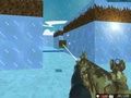 Lojë Bllokues swat duke qëlluar multiplayer iceworld në internet