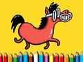Lojë Kthehu në shkollë: Libri i ngjyrosjes së Pony  në internet