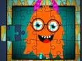 Lojë Monsters të lezetshëm Jigsaw në internet