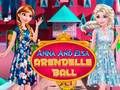 Lojë Anna dhe Elsa Arendelle Ball  në internet