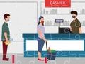 Lojë Bashkim pjesësh figure për distancimin social  në internet