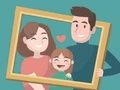 Lojë Puzzle e lumtur familjare  në internet