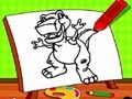 Lojë Easy Kids Ngjyrosje Dinozaur  në internet