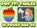 Lojë Pop It Tabelat  në internet