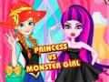 Lojë Princesha vs Vajza përbindësh  në internet