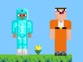 Lojë Noob vs pro 2 jailbreak në internet