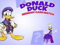 Lojë Përputhja e kartës së kujtesës Donald Duck  në internet