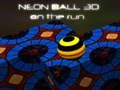 Lojë Neon Ball 3d në arrati  në internet