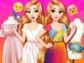Lojë Ngjyrosje e veshjeve të princeshave  në internet