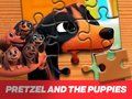 Lojë Pretzel dhe puppies Jigsaw Puzzle  në internet