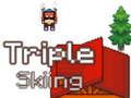 Lojë Ski trefishtë 2D  në internet