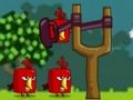 Lojë Angry Birds vs Derra  në internet