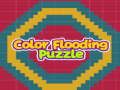 Lojë Puzzle me ngjyra përmbytjeje  në internet