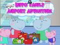 Lojë Aventura e Aeroportit Familjar Hippo  në internet