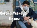 Lojë Bashkim pjesësh figure adoleshente Corona  në internet
