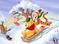 Lojë Jigsaw Puzzle për Krishtlindje Winnie the Pooh 2  në internet