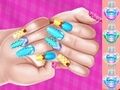 Lojë Elsa Princess Tema Nail Art Diy  në internet