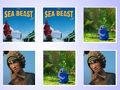 Lojë Ndeshja e kartës së kujtesës "The Sea Beast".  në internet