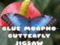 Lojë Blu Morpho Butterfly Jigsaw  në internet