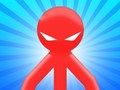 Lojë Red Stickman vs Monster School në internet