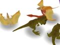 Lojë Dinozaurët bashkohen dhe luftojnë  në internet