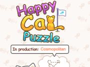 Lojë Puzzle argëtuese me një mace  në internet