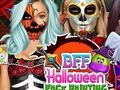 Lojë Piktura e fytyrës Bff Halloween në internet