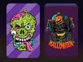 Lojë Kujtimi i përbindëshave të Halloween  në internet