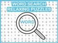 Lojë Puzzles relaksuese të kërkimit të fjalëve  në internet