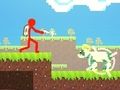 Lojë Red Stickman vs Monster School 2 në internet