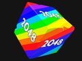 Lojë Cubes 2048 3D me numra  në internet