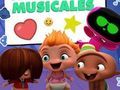 Lojë Mini Beat Power Rockers: Ngjitëse muzikore  në internet