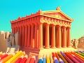 Lojë Libri i Ngjyrosjes: Tempulli i Parthenonit  në internet