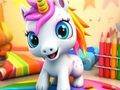 Lojë Libër për t'u ngjyrosur: Unicorn  në internet