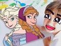 Lojë Libri i Ngjyrosjes: Frozen  në internet